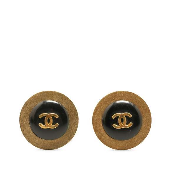Chanel Cc Logo Clip-On Earrings Metal #208297C50B
